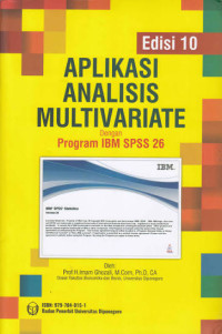 Image of Aplikasi Analisis Multivariate Dengan Program IBM SPSS 26