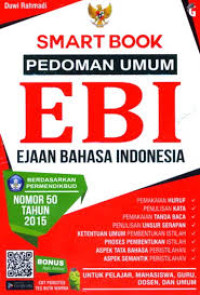 Image of Smart Book Pedoman Umum EBI (Ejaan Bahasa Indonesia)