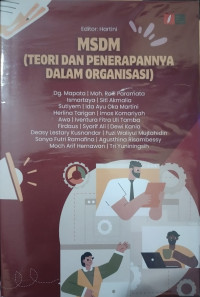 Image of MSDM (Teori dan Penerapannya dalam Organisasi)